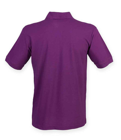 Henbury Henbury Heavy Poly/Cotton Piqué Polo Shirt - Magenta (H400)