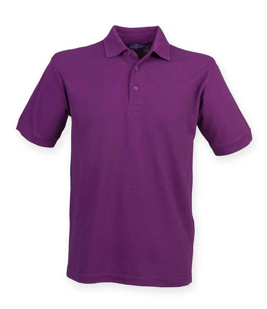 Henbury Henbury Heavy Poly/Cotton Piqué Polo Shirt - Magenta (H400)