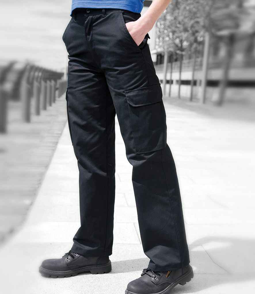 Warrior Warrior Ladies Cargo Trousers - Black (HL215)