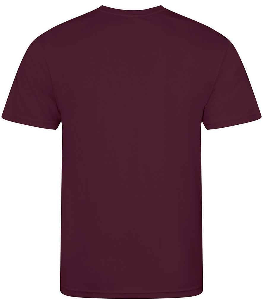 just cool awdis kids cool t-shirt - burgundy (jc001b)
