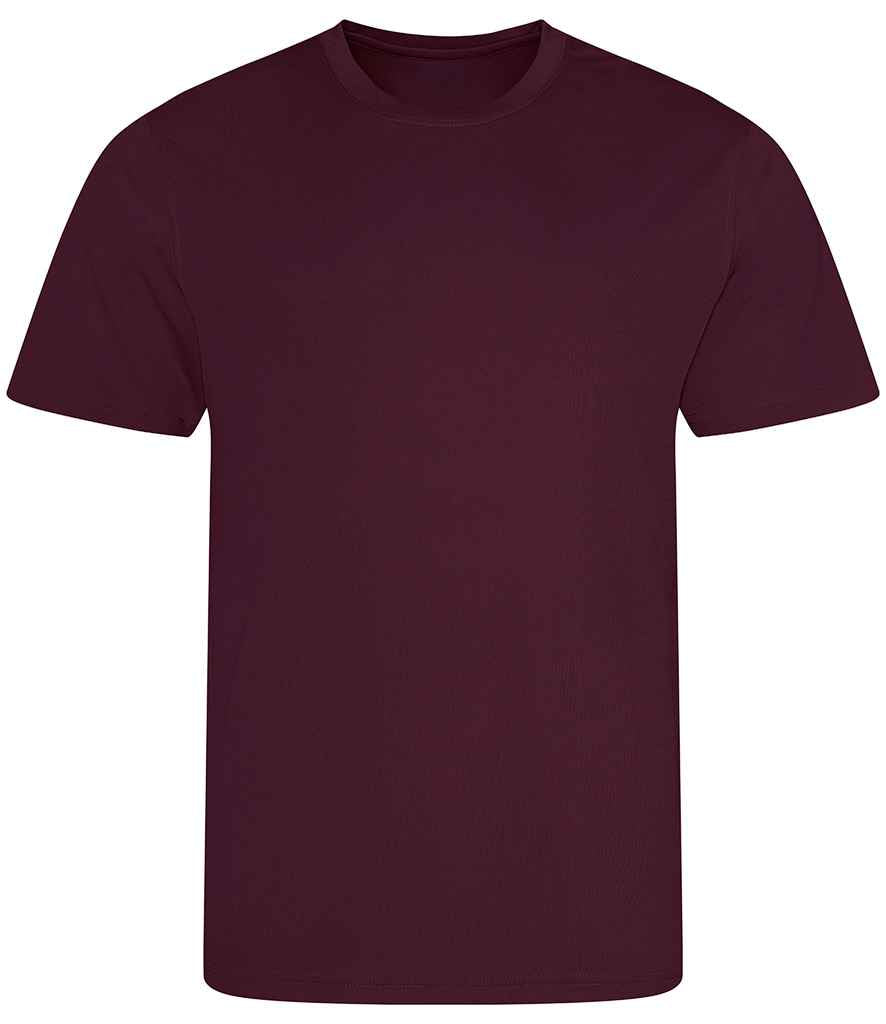 just cool awdis kids cool t-shirt - burgundy (jc001b)