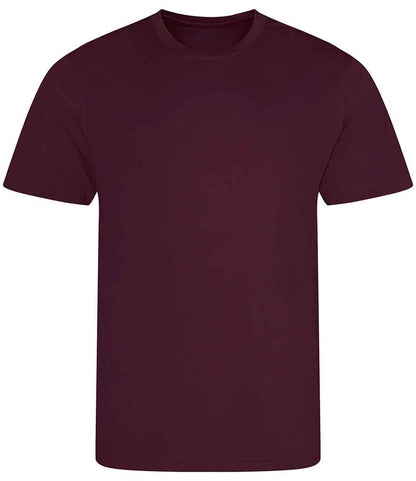 just cool awdis kids cool t-shirt - burgundy (jc001b)