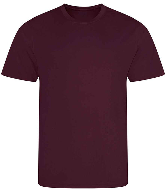 just cool awdis kids cool t-shirt - burgundy (jc001b)