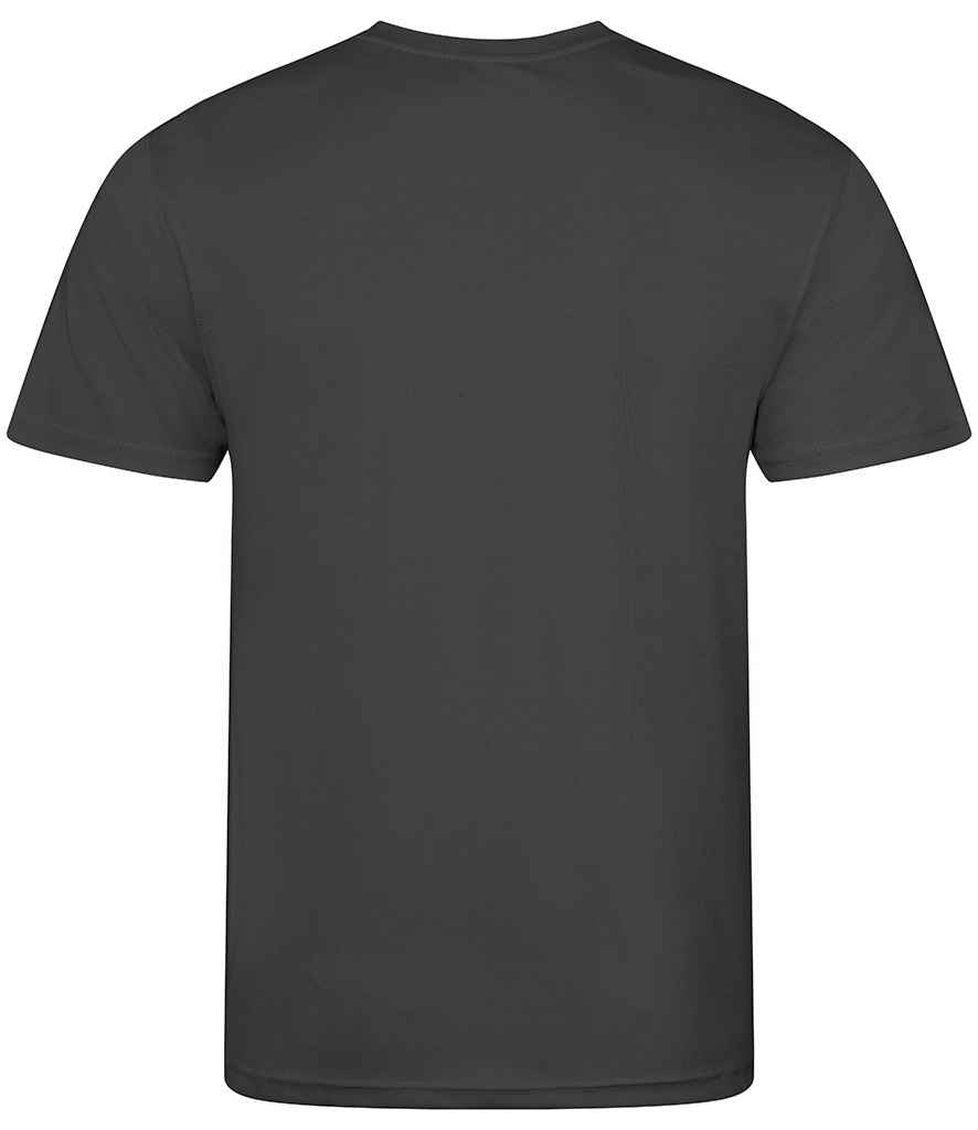 just cool awdis kids cool t-shirt - charcoal (jc001b)