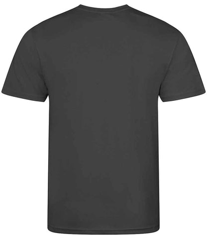 just cool awdis kids cool t-shirt - charcoal (jc001b)