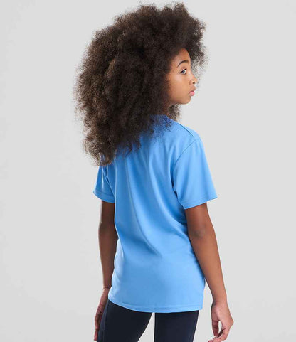 just cool awdis kids cool t-shirt - cornflower (jc001b)