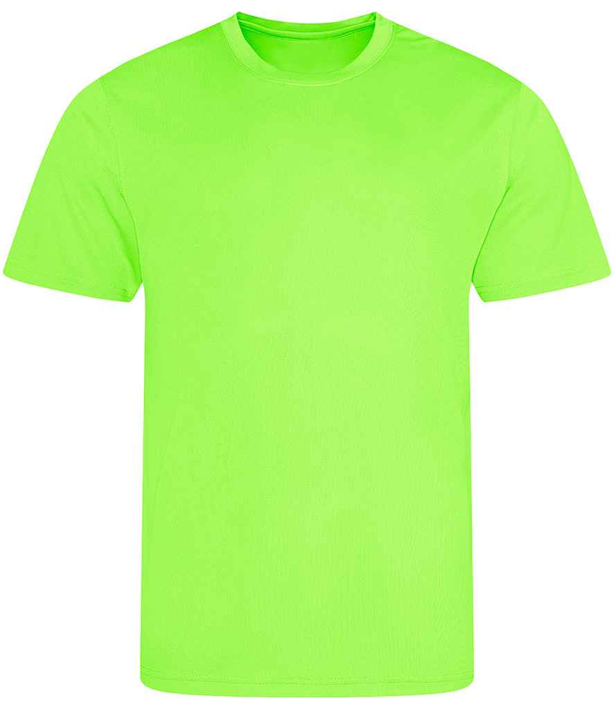 just cool awdis kids cool t-shirt - electric green (jc001b)