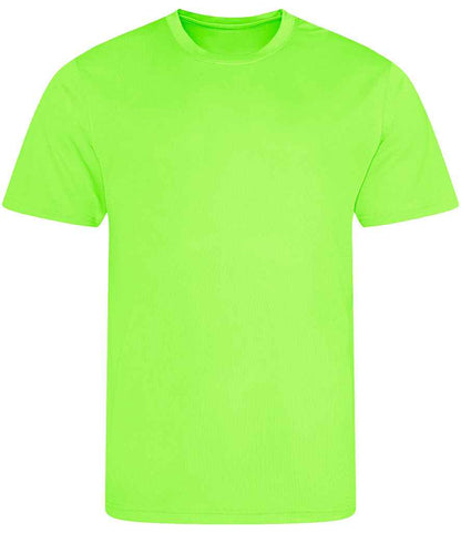 just cool awdis kids cool t-shirt - electric green (jc001b)