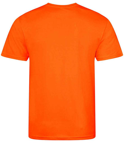 just cool awdis kids cool t-shirt - electric orange (jc001b)