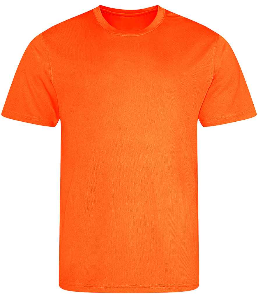 just cool awdis kids cool t-shirt - electric orange (jc001b)