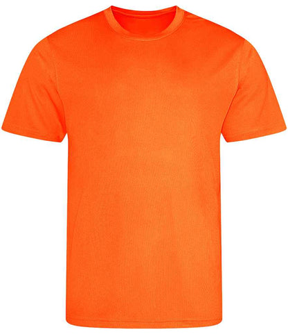 just cool awdis kids cool t-shirt - electric orange (jc001b)