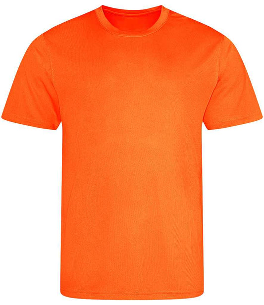 just cool awdis kids cool t-shirt - electric orange (jc001b)