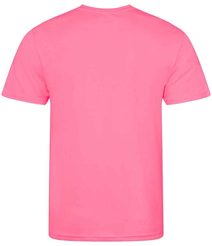 just cool awdis kids cool t-shirt - electric pink (jc001b)