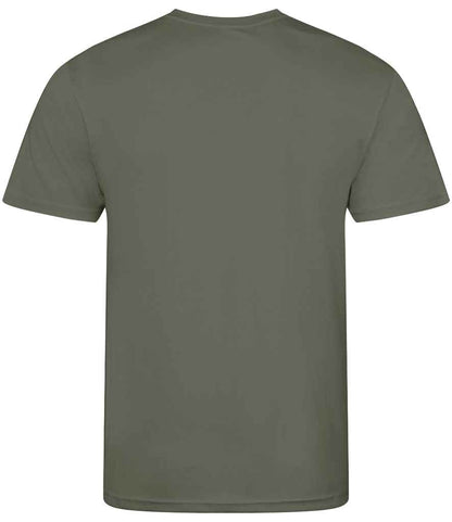 just cool awdis kids cool t-shirt - earthy green (jc001b)