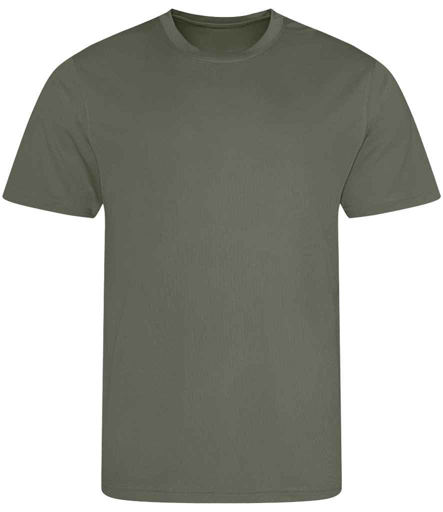just cool awdis kids cool t-shirt - earthy green (jc001b)
