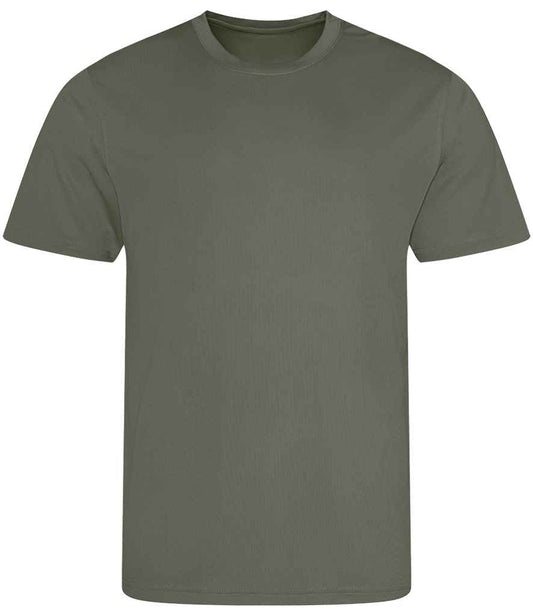 just cool awdis kids cool t-shirt - earthy green (jc001b)