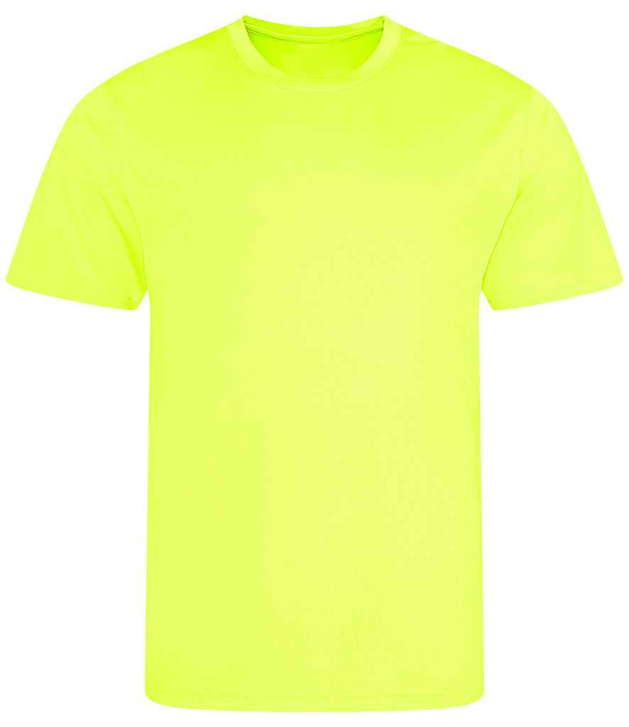 just cool awdis kids cool t-shirt - electric yellow (jc001b)