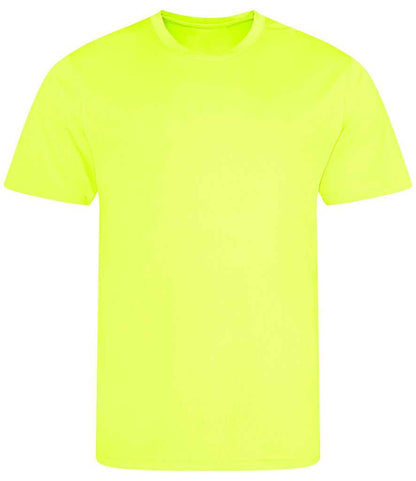 just cool awdis kids cool t-shirt - electric yellow (jc001b)