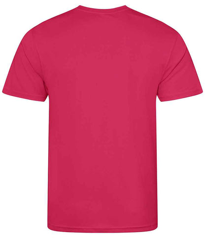 just cool awdis kids cool t-shirt - hot pink (jc001b)