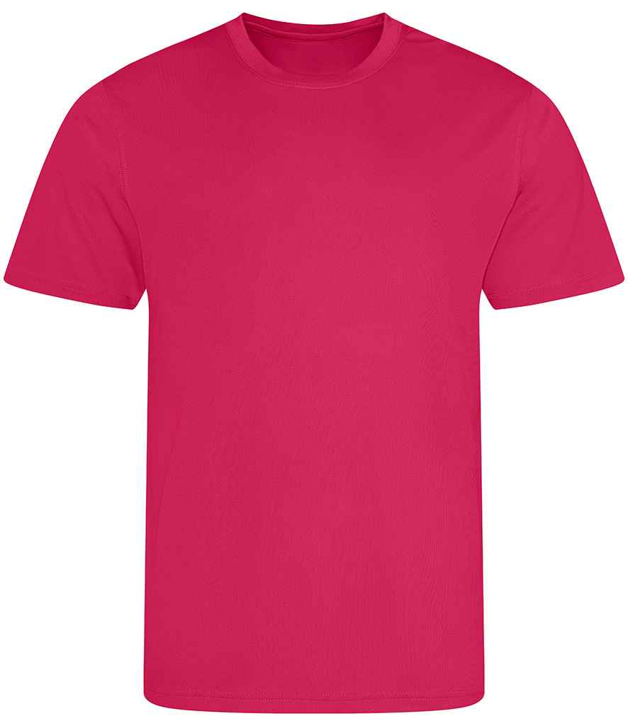 just cool awdis kids cool t-shirt - hot pink (jc001b)