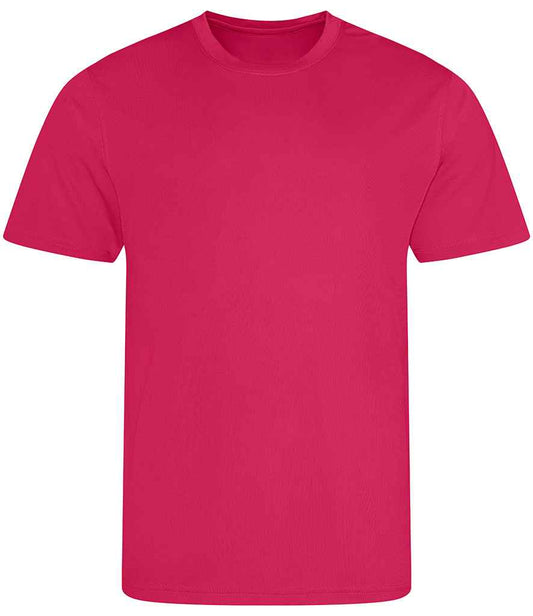 just cool awdis kids cool t-shirt - hot pink (jc001b)