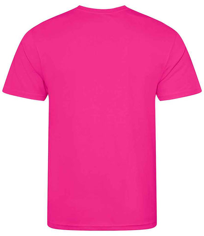 just cool awdis kids cool t-shirt - hyper pink (jc001b)