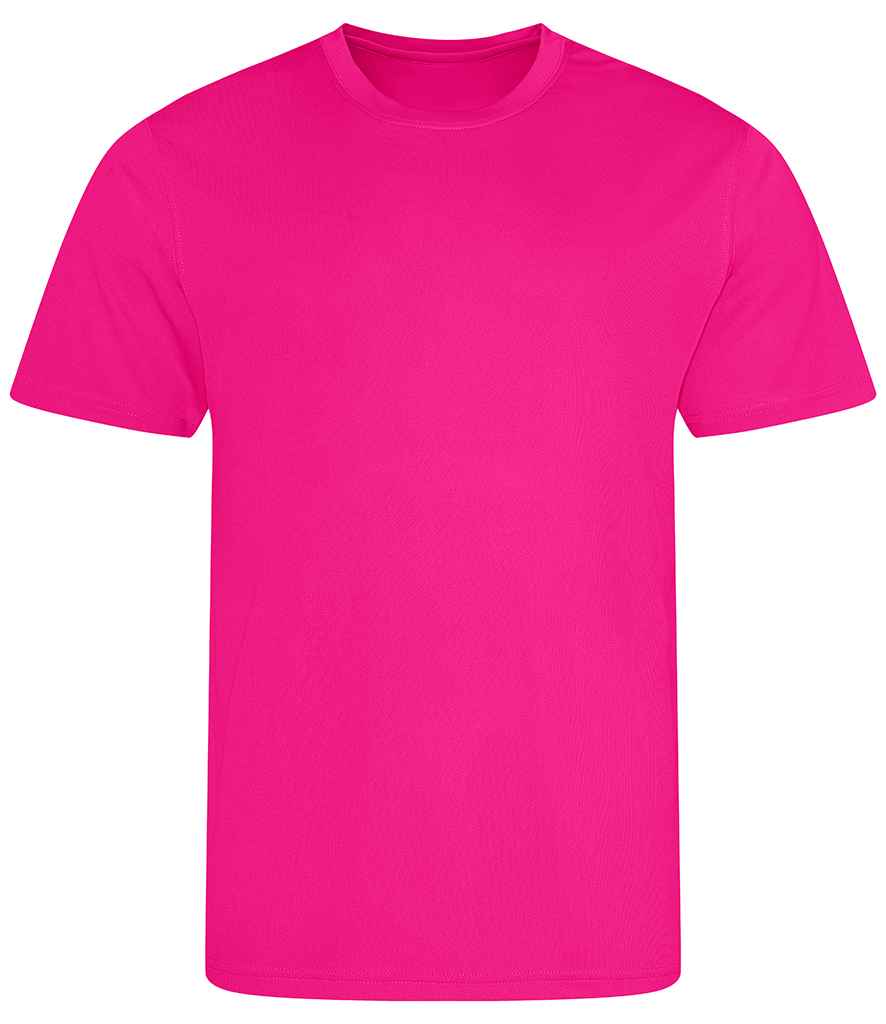 just cool awdis kids cool t-shirt - hyper pink (jc001b)