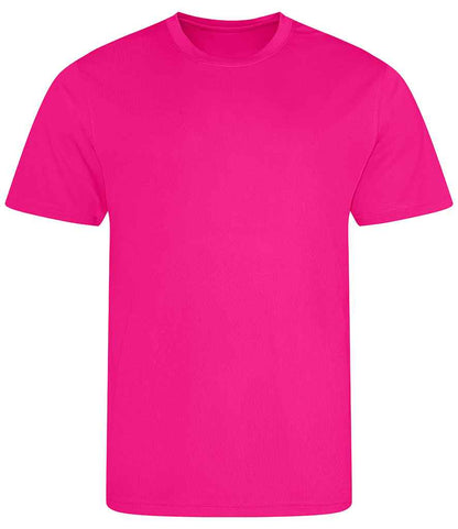 just cool awdis kids cool t-shirt - hyper pink (jc001b)