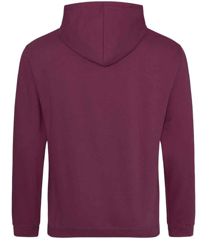 Just Hoods AWDis College Hoodie - Burgundy Smoke (JH001)