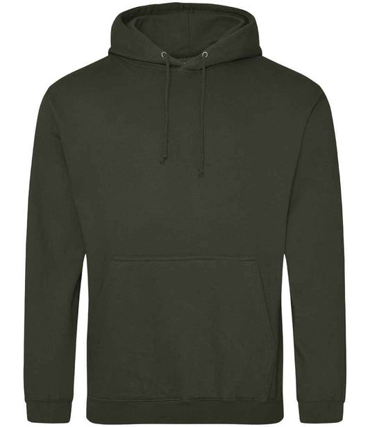 Just Hoods AWDis College Hoodie - Combat Green (JH001)