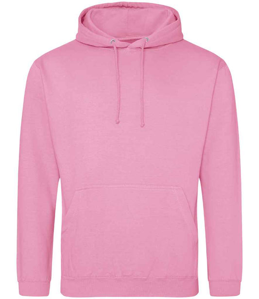 Just Hoods AWDis College Hoodie - Candyfloss Pink (JH001)