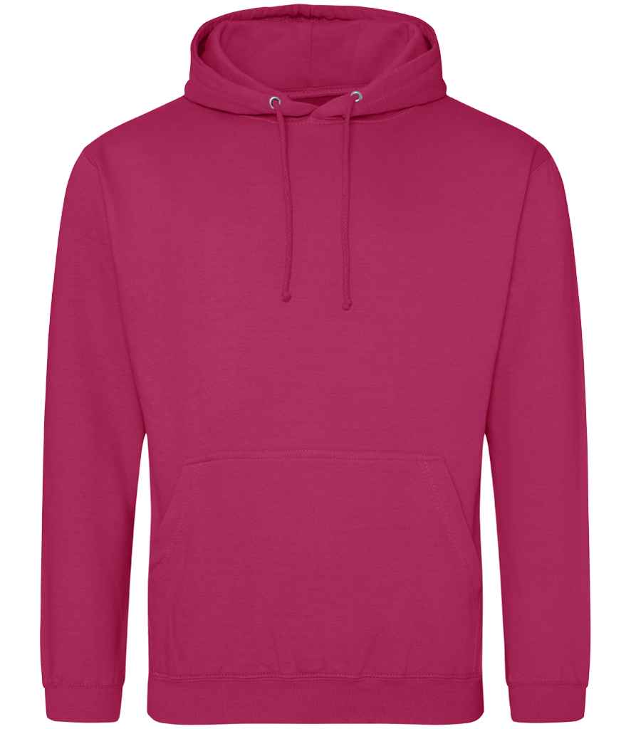 Just Hoods AWDis College Hoodie - Hot Pink (JH001)