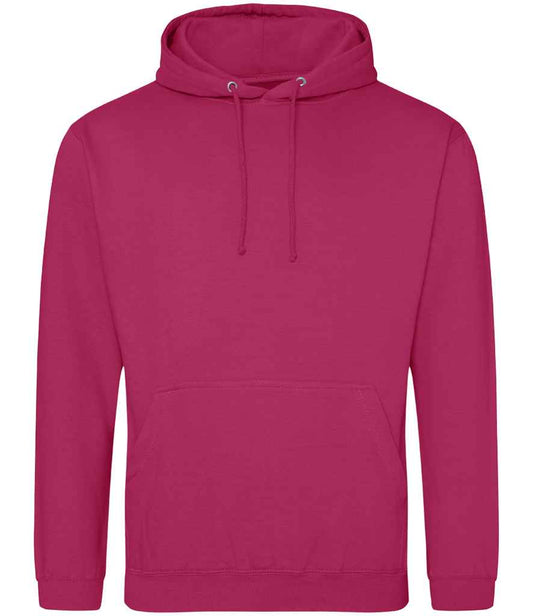 Just Hoods AWDis College Hoodie - Hot Pink (JH001)