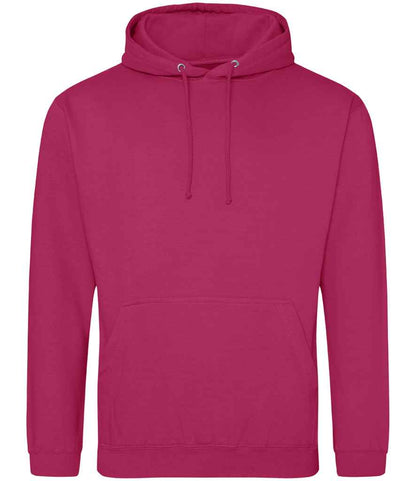 Just Hoods AWDis College Hoodie - Hot Pink (JH001)