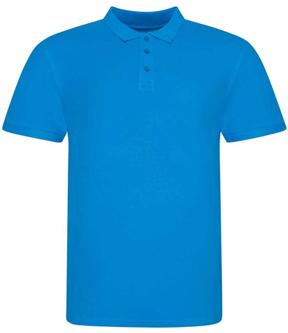 Just Polos AWDis The 100 Cotton Piqué Polo Shirt - Azure (JP100)