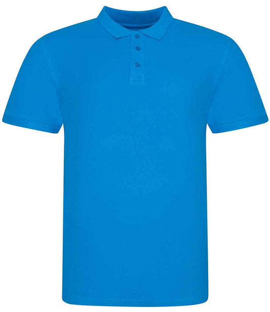 Just Polos AWDis The 100 Cotton Piqué Polo Shirt - Azure (JP100)