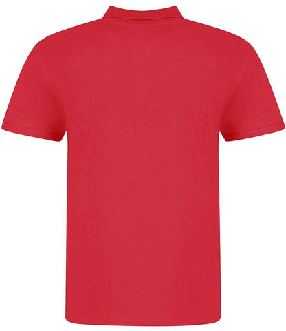 Just Polos AWDis The 100 Cotton Piqué Polo Shirt - Fire Red (JP100)