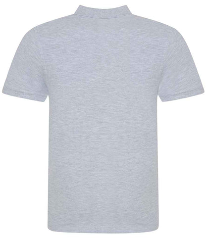 Just Polos AWDis The 100 Cotton Piqué Polo Shirt - Heather Grey (JP100)