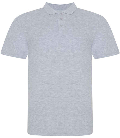 Just Polos AWDis The 100 Cotton Piqué Polo Shirt - Heather Grey (JP100)