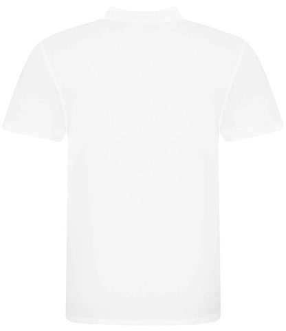 Just Polos AWDis The 100 Cotton Piqué Polo Shirt - White (JP100)