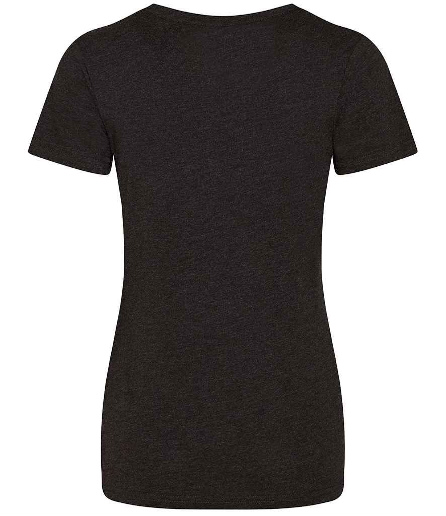 Just Ts AWDis Ladies Tri-Blend T-Shirt - Heather Black (JT001F)