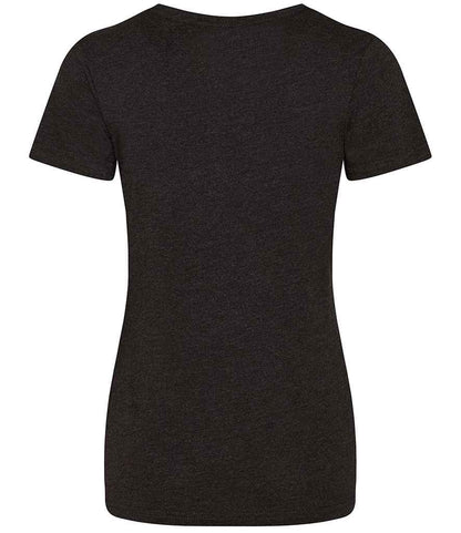 Just Ts AWDis Ladies Tri-Blend T-Shirt - Heather Black (JT001F)