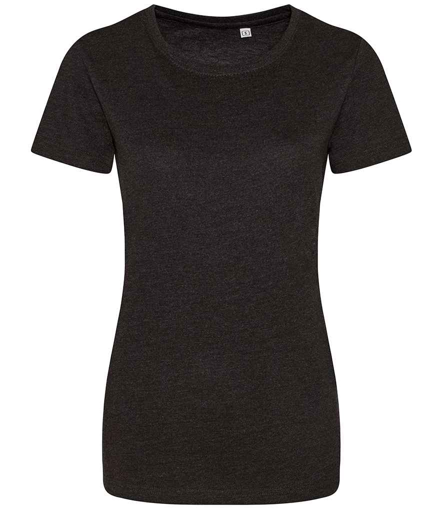 Just Ts AWDis Ladies Tri-Blend T-Shirt - Heather Black (JT001F)