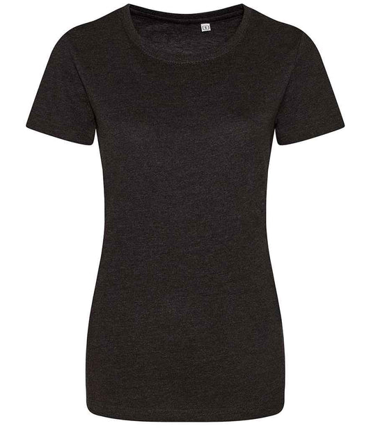 Just Ts AWDis Ladies Tri-Blend T-Shirt - Heather Black (JT001F)