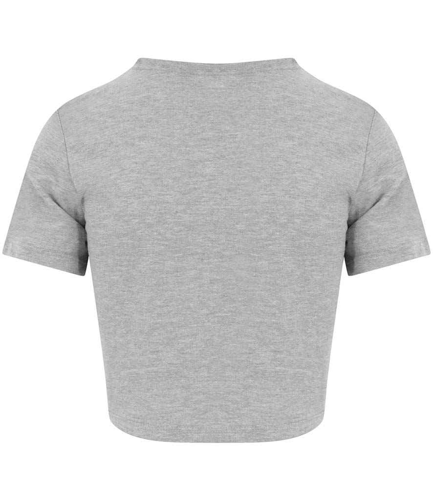 Just Ts AWDis Ladies Tri-Blend Cropped T-Shirt - Heather Grey (JT006)