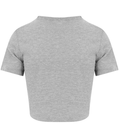 Just Ts AWDis Ladies Tri-Blend Cropped T-Shirt - Heather Grey (JT006)