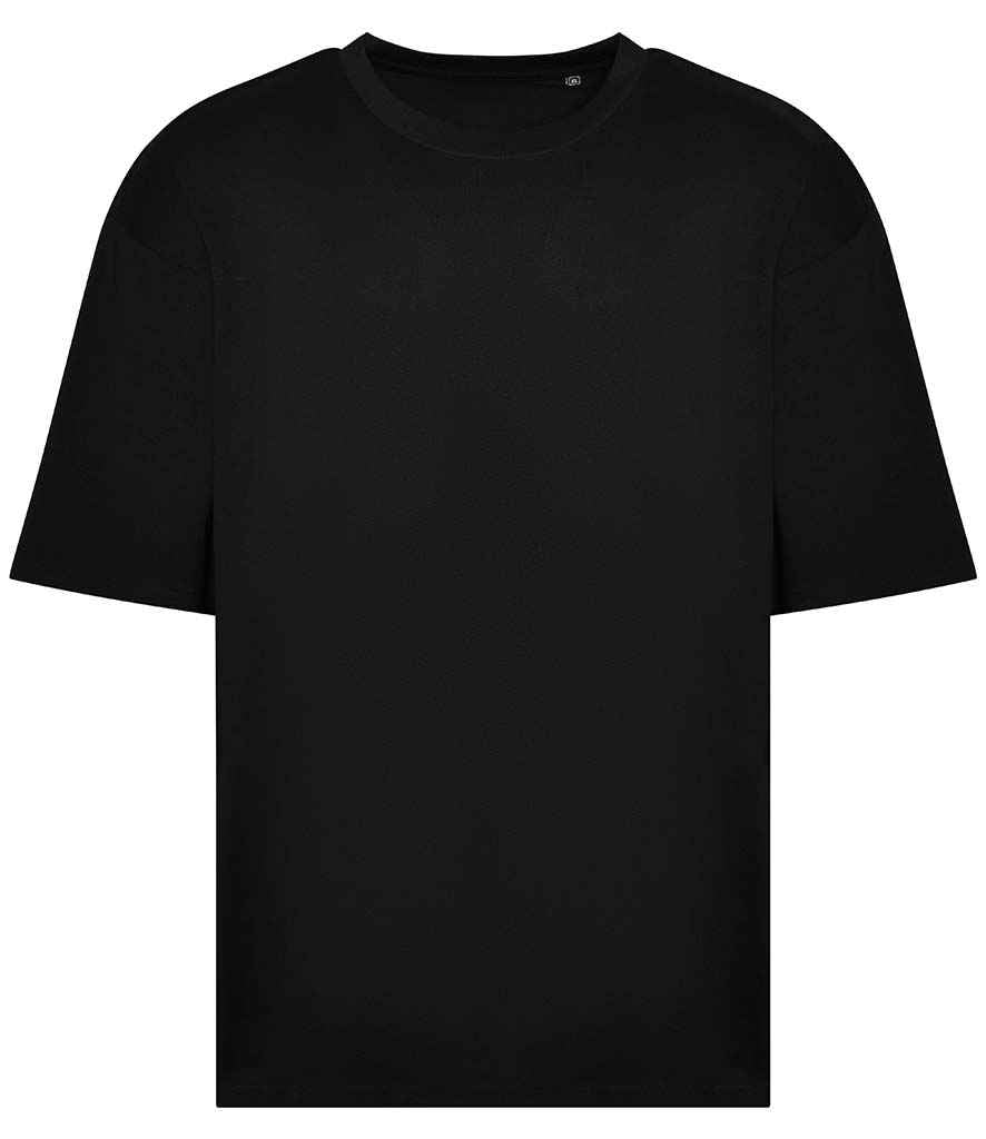 Just Ts AWDis Unisex Oversize 100 T-Shirt - Deep Black (JT009)