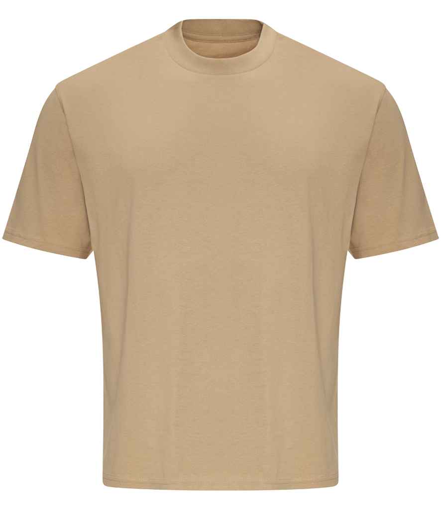 Just Ts AWDis Unisex Oversize 100 T-Shirt - Desert Sand (JT009)