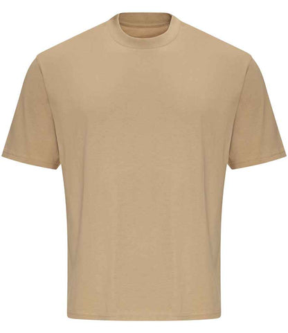 Just Ts AWDis Unisex Oversize 100 T-Shirt - Desert Sand (JT009)