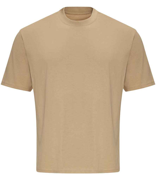 Just Ts AWDis Unisex Oversize 100 T-Shirt - Desert Sand (JT009)
